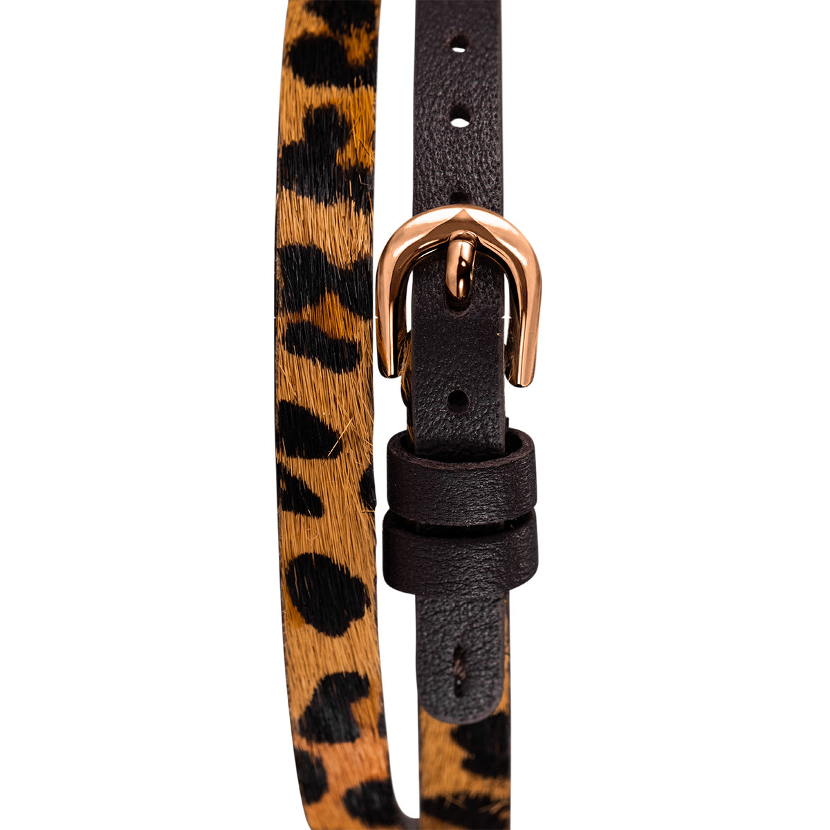 Double Petit Bracelet Leopard